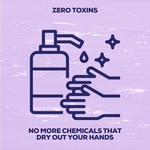 Yaya Maria's Natural Hand Soap, Only 6 Ingredients, 100% Nontoxic, Keeps Hands Soft, Cruelty-Free (Lavender)