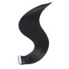 Amella Hair Tape in Hair Extensions Natural Black Real Virgin Hair Extensions Seamless Straight Tape in Hair Extensions 20pcs 50g natural color 18 inch