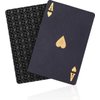 ACELION Waterproof Playing Cards, Plastic Playing Cards, Deck of Cards, Gift Poker Cards (Black Diamond Cards)