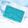 Gel Beads Ice Pack Ice Bag with Strap-Reusable Hot & Cold Pack Compress Therapy for Pain, Swelling,Injuries of Knee, Shoulder, Foot, Back, Ankle, Neck, Hip, Elbow,Wisdom Tooth (Blue-2Pack)
