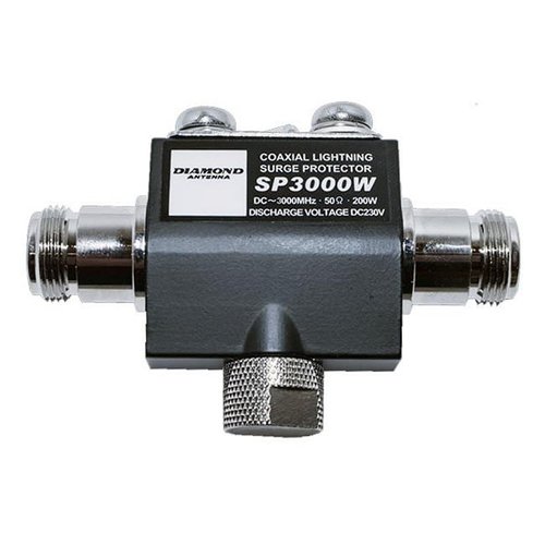 Diamond Antenna Original SP3000W DC-3000MHz Coax Surge Protector/Lightning Arrester - Connectors: N Female to N Female