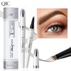 2024 3D Waterproof Microblading Eyebrow Pen,Microblading Eyebrow Pencil,4 Tip Eye Brow Pen,Long-lasting Natural Makeup Fine Stroke Magic Eyebrow Pencil (Light Brown)