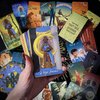 CRAFTERIAN Urban Enigma Tarot Cards with Foil, 78 Tarot Deck, Original Tarot Cards for Beginners and Experts with Guide Book, Fortune Telling Game, Divination Tools for All Skill Levels.