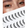 Natural Eyelashes Natural Look Small Lashes Short Eyelashes Natural Lashes False Eyelashes Wispy Eye Lashes Pack 10 Pairs D-M05