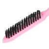 Teasing Brush, Teasing Hair Brush, Plastic Handle Teasing Comb,Travel Portable Nylon Hair Beard Brush Styling Tool for Hair Sectioning for Edge Control Backcombing (Pink)