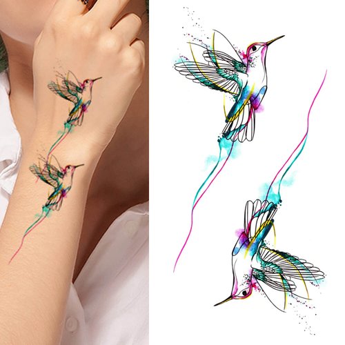 Glaryyears Flower Temporary Tattoos for Women Girls, 30-Pack Variety Pack Small Floral Fake Tattoos Stickers, Sexy Realistic Tattoos of Blossom Rose Lavender Butterfly on Arm Wrist Back Body