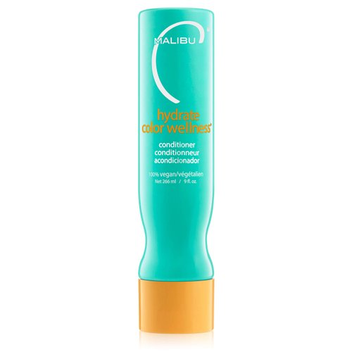 Malibu C Hydrate Color Wellness Conditioner (9 oz) - Moisturizing, Color Safe Conditioner for Vibrant Hair - Formulated to Preserve + Protect Hair Color
