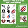 96PCS Football Temporary Tattoos - Party Favors for Kids, Boys & Girls - American Football Theme, Perfect for Birthday Parties, Classroom Prizes, Cheerleader Gifts & School Events Christmas Gift