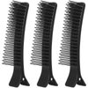 KALLORY 3pcs Sectioning Clips, Professional Alligator Clips for Hair Parting, Styling Tools