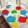 96 Pcs Building Block Party Supplies, Building Bricks Party Plates and Napkins Set Boys Girls Building Block Themed Party Dinnerware for Kids Baby Shower Birthday Party Decorations, Serves 24