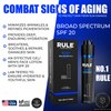 RULE COSMECEUTICALS - No. 1 Day Cream, Face Moisturizer for Men, 10-in-1 Men’s Face Cream, Face Moisturizer with SPF 20, Combination Skin Moisturizer, Men’s Grooming Solution, No Menthol, 50 mL