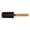 Ibiza Hair Professional Round Boar Hair Brush (EX3,55mm), Lightweight with Reinforced Bristles & Cork Handle, For Beachy Waves and Curls, Add Texture & Shine for Medium to Long Hair