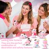 Jenaai 36 Pcs Cute Rubber Cows Bulk Squeak Floating Cow for Kids Bath Toys Rubber Animals Swimming Shower Bathtub Toy Favors for Party Baby Shower Pool Car Dashboard Decor Carnival Gift