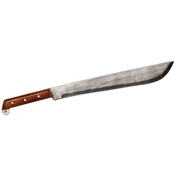 UNDERWRAPS Faux Foam Halloween Props - Fun Faux Foam Knives for Halloween, Faux Machete Knife Foam Costume Accessory, Killer Chrome Machete Costume Prop, Machete