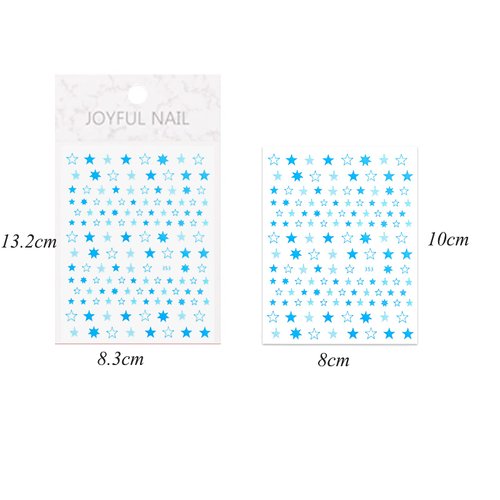 12 Colors Stars Nail Stickers for Women Girls Kids - 3D Self Adhesive Star Nail Decals for Natural Fingernails and Acrylic Nails Star Nail Decor for Nail Art Design DIY Nail Decoration