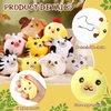 Skylety 9 Pcs Mini Stuffed Animals Bulk 3.15 Inch Cute Farm and Forest Animals Plush Toys for Kids Birthday Gifts Easter Stocking Stuffers Baby Shower Charity Donation Classroom Prizes(Regular Style)