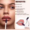 popcode Peel Off Lip Liner Stain, Infused with Nourishing Ingredients & Vitamin E, Quick Set Lip Stain Peel Off Long Lasting For All Skin Types, #006 Love Poems