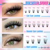 Lash Clusters 330Pcs Cluster Eyelash Extensions 40D Individual Lashes Fluffy D Curl Lash Clusters Extension DIY Wispy Volume False Eyelashes Clusters