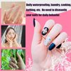 OwlkOrmy Thin Breathable Adhesive Tabs Fake Nail Glue Sticker 10 Sheets Super Sticky Double Sided Tips (Germany Jelly Gel) Flexible for Acrylic False Nails Manicure Tape (Clear 240 pcs)