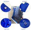 MESINURS Bedridden Air Inflatable Seat Cushion with Full Back for Wheelchair, Seat Pad for Elderly Disabled Handicap (A)