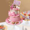 26PCS Princess Cake Topper Castle Cake Topper Girl Princess Cake Topper Happy Birthday Cake Decoration for Girl Birthday Princess Party Supplies