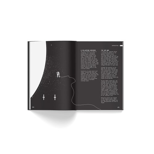 Free League Publishing Death in Space RPG - Hardcover Book - Future Space Role Playing Game, Multicolor