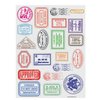 Fun Express Passport Stamp Sticker Sheets - VBS Vacation Bible School Supplies/Decor - (480 Stickers)