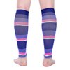 Doc Miller Calf Compression Sleeve Men and Women 20-30 mmHg, Shin Splint Compression Sleeve for Varicose Veins and Maternity 1 Pair (Black Purple Pink Peach, Small)