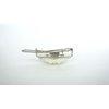 Generic Two small tiny white pearl hair pin clip barrettes fine hair