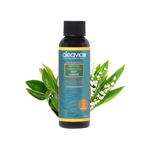 Aleavia – Travel Green Tea Honeysuckle Body Cleanse – Fragrance-Free Organic &amp; All-Natural – 2 oz.