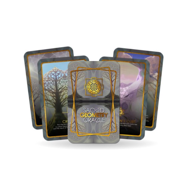Ibiza Tarot Sacred Geometry Oracle Cards | Fortune Telling Tarot Cards Deck for Beginners | Authentic Tarot Reading Experience - Set of 22 Cards