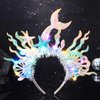 GORTIN Light Up Mermaid Headband LED Starfish Headbands Glow Shell Hair Band Costume Hair Accessories for Women