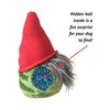 Midlee Gnome Hidden Ball Christmas Dog Toy- Plush Squeaky Gift