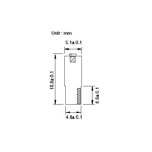 LEDwholesalers Mini-Wedge T5 74 LED Bulb with 3xSMD3528, Red, Sell by Package of 10, 1408RD x10
