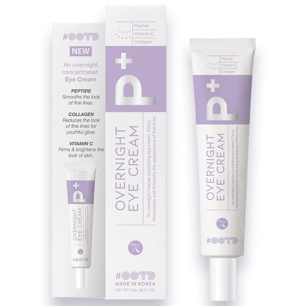 #OOTD Eye cream for dark circles puffiness and bags anti aging wrinkles korean cream peptide, vitamin c, collagen, vegan under eye treatment 25g