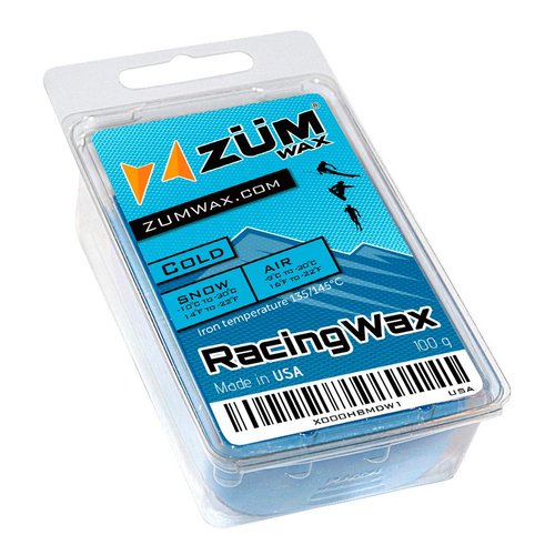 ZUMWax Ski/Snowboard RACING WAX - COLD Temperature - 100 gram - INCREDIBLY FAST in COLD TEMPERATURE !!!