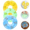 Toyvian 10pcs Mini Swim Rings Doll Lifebuoy Inflatable Doll Inflatable Toy Mini Swim Tube Pool Toys Doll Girl Supplies Aid Float Rings Swimming Toy Dollhouse Accessories - Random Pattern
