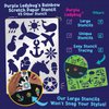 Purple Ladybug 79 PCS Rainbow Scratch Paper Art Kids Craft Gift - Scratch Art Paper for Kids, Arts and Crafts for Kids Ages 4 5 6 7 8 9 10 Year Old, Kids Stocking Stuffers, Christmas Gift