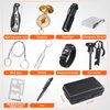Alritz Emergency Survival Kit, 12 in-1 Outdoor Survival Gear Lifesaving Tools Contains Compass, Fire Starter, Flashlights for Camping Hiking Wilderness Adventures and Disaster Preparedness