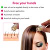 Hair Growth Oil Applicator Bottle With Scalp Massager Comb - Ball-Tip Dispenser for Easy Application and Scalp Massage