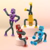 Suction Cup Robot Toy,Robot Toys,Robot Toys for Kids 3-5 5-7,pop Tubes Robots,Suction Cup Toys,Mini Robot,Autism Sensory Products,Toys for Ages 5-7,Sensory Toys for Kids with Autism (12 Pack Robot)