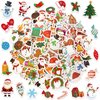 Christmas Foam Stickers Assorted Merry Christmas Shaped Self-Adhesive Sticker for Art Greeting Cards Craft