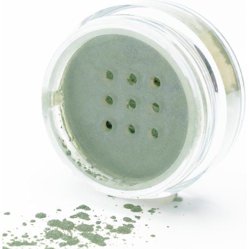 Pure Ziva Beautiful Mint Julep Green Sparkle Single Loose Powder Eyeshadow; Vegan, Talc & Paraben Free