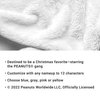 Let's Make Memories Personalized Peanuts All Over Snoopy Pattern Plush Blanket - Gray- 50x60