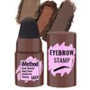 iMethod Eyebrow Stamp for Eyebrow Stencil Kit - Brow Stamp Refill Eyebrow Powder, Brown