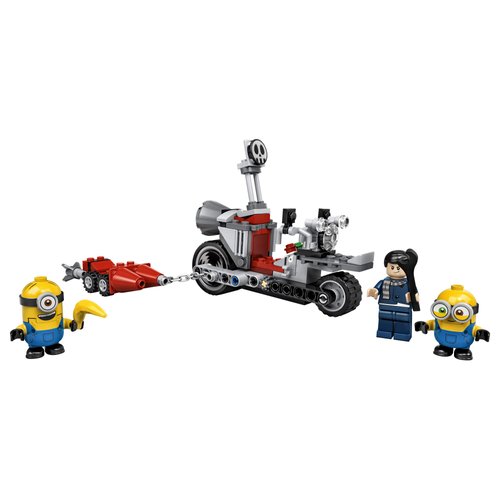 LEGO Minions Unstoppable Bike Chase (75549) Minions Toy Building Kit, with Bob, Stuart and Gru Minion Figures, Makes a Great Birthday Present for Minions Fans (136 Pieces)