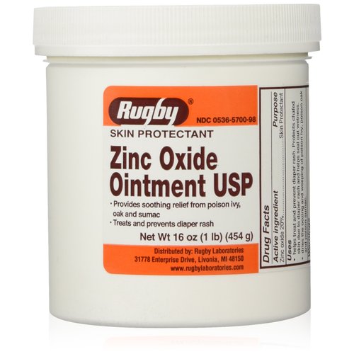 Zinc Oxide Ointment by Rugby - 1 Lb by RUGBY LABORATORIES