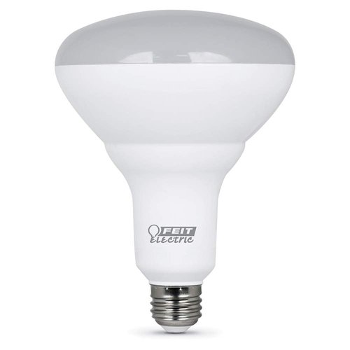 Feit Electric LED BR40 Bulbs, Dimmable, 65W Equivalent, 10 Year Life, 850 Lumens, E26 Base, 5000k Daylight, Flood Lights, Recessed Can Light Bulbs, Damp Rated, UL Listed, 2 Pack, BR40DM/850/10KLED/2