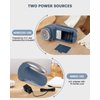 SUPER LINT Electric Sweater Shaver Fuzz Pill Bobble Remover for Fabric Fleece Curtains Clothes, Marine Blue & Silver