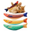 Cat Toys 3 Pack Catnip Saury Fish Toys Cat Toys Fish Interactive Cat Toy Catnip Crinkle Sound Toys，Catnip Toys for Cats 9.5 Inch Suitable for All Kinds of Cats
